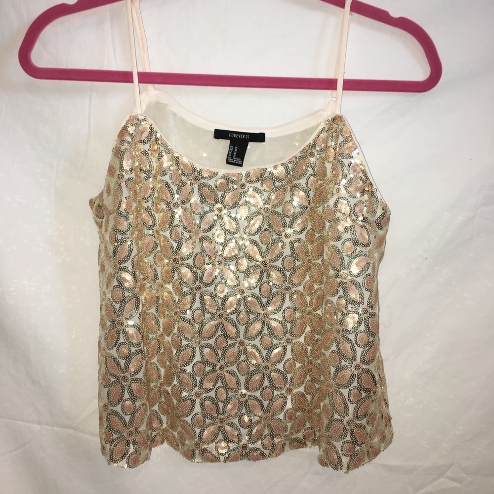 Forever 21 Sequin Tank Top